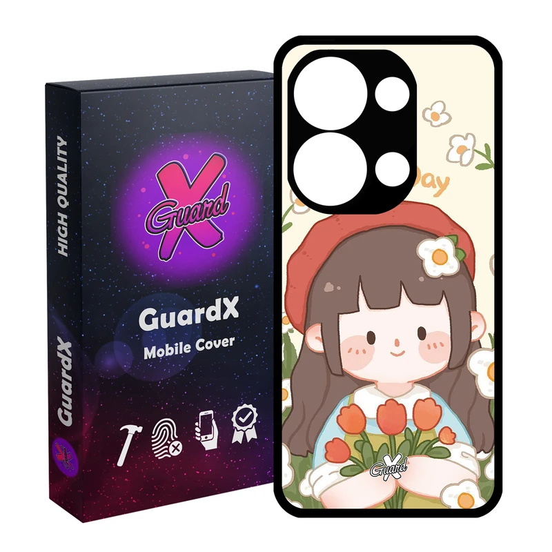 کاور گارد ایکس طرح Girl مناسب برای گوشی موبایل شیائومی Redmi Note 13 Pro 4G / Poco M6 Pro 4G