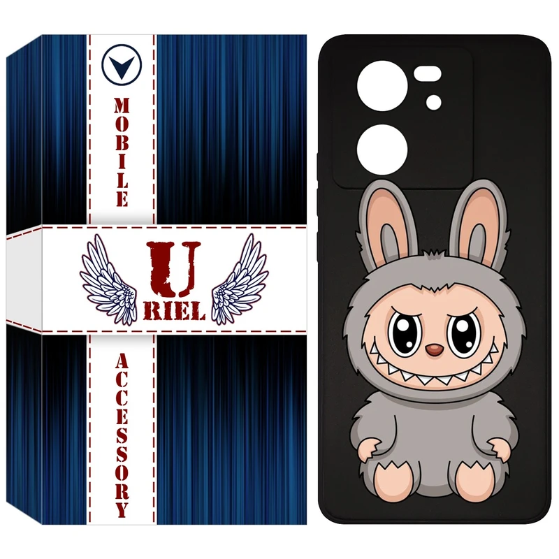 کاور یوریل مدل KSH کد 142 طرح عروسک لبوبو مناسب برای گوشی موبایل شیائومی 13T / 13T Pro / Redmi K60 Ultra