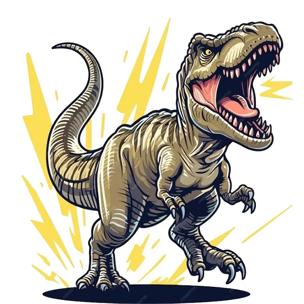 استیکر پارچه و لباس پاد آفرین طرح دانیاسور کد 2425