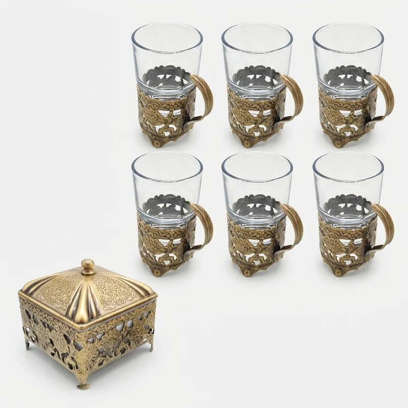 سرویس چای خوری 7 پارچه دیانا مدل 1610a