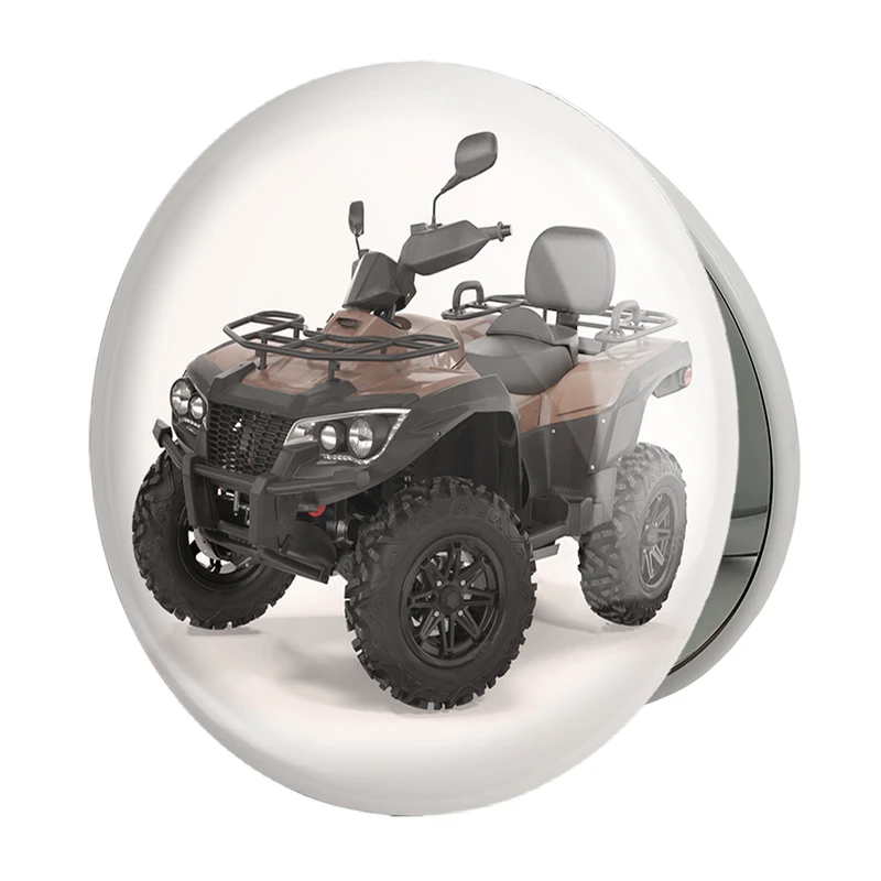 آینه جیبی خندالو طرح موتور چهار چرخ مدل تاشو کد 30296