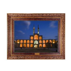 تابلو فرش ماشینی نقش نگار رضوی طرح آثار باستانی کد 102C