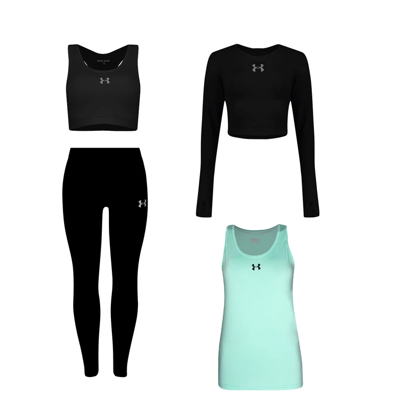 ست 4 تکه لباس ورزشی زنانه مدل 1801-4101-63-9101