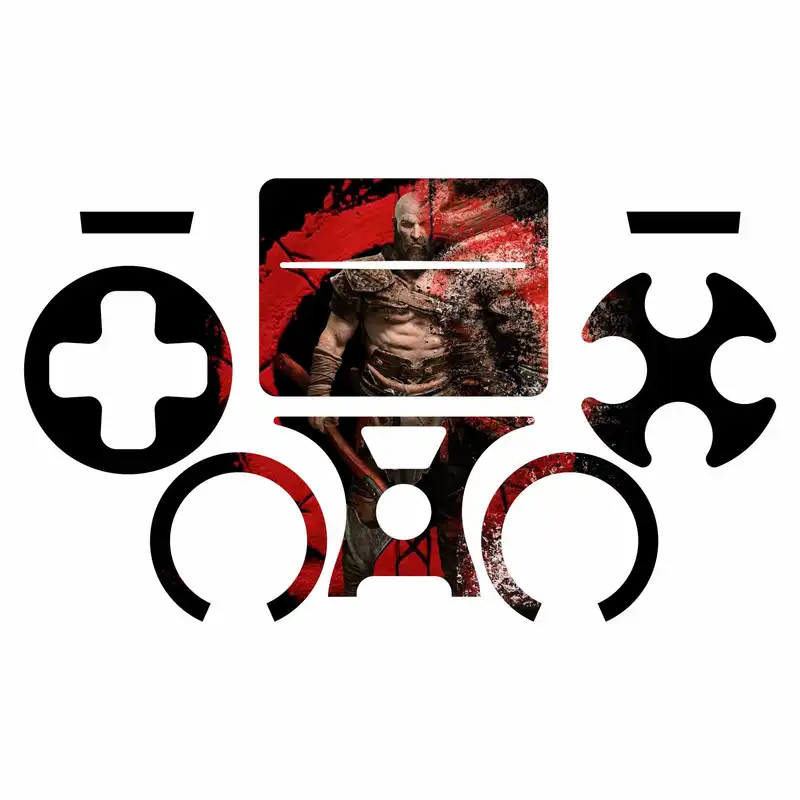 برچسب پلی استیشن ۴ اسلیم مدل GOD OF WAR