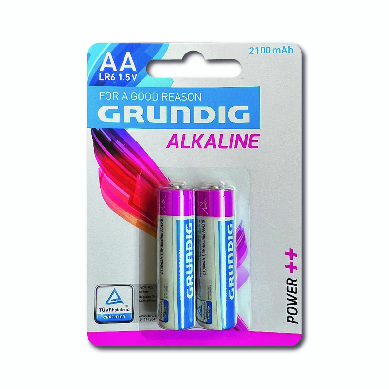 باتری قلمی گروندیگ مدل Alkaline بسته 2 عددی 