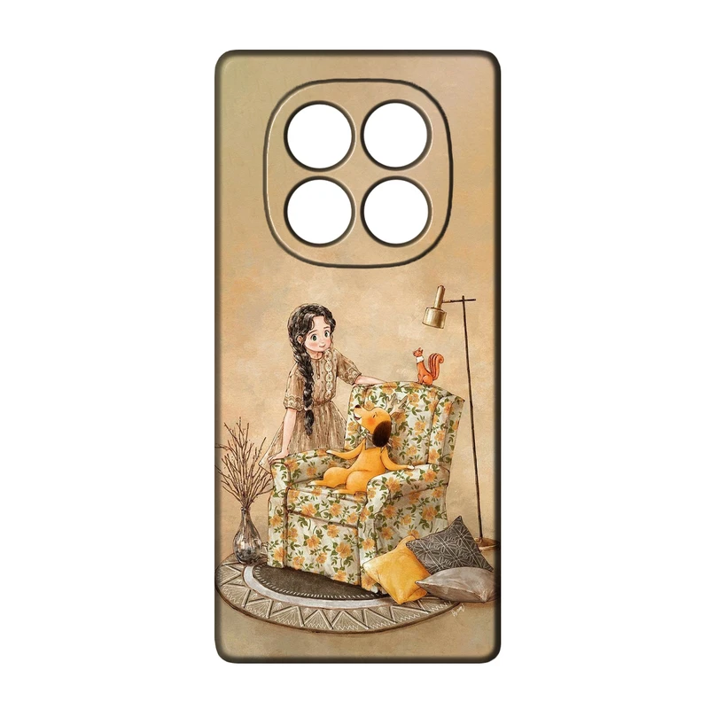 کاور طرح دخترانه کد 301 مناسب برای گوشی موبایل شیائومی Redmi Note 14 Pro Plus