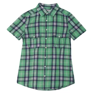 شومیز آستین کوتاه یقه برگردان زنانه مدل H-3507