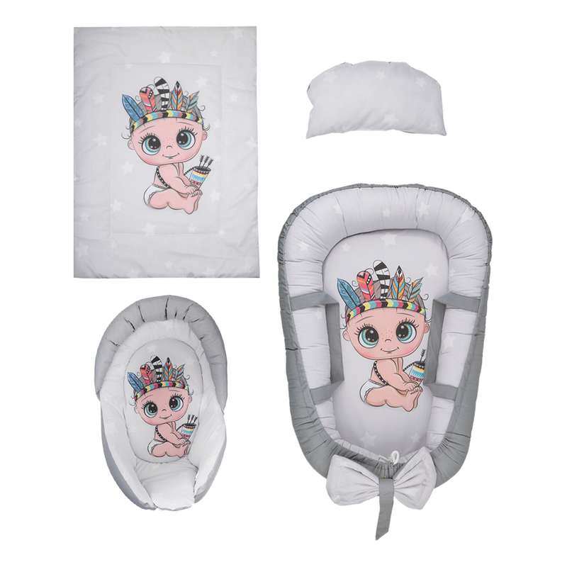 سرویس خواب کودک و نوزاد مدل 001 مجموعه 4 عددی