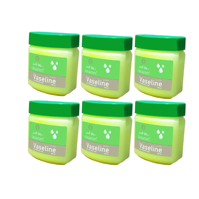 وازلین دست و بدن سورن ارس مدل G6 مناسب برای انواع پوست حجم 100 میلی لیتر بسته 6 عددی