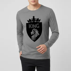 تی شرت آستین بلند مردانه طرح King مدل S21