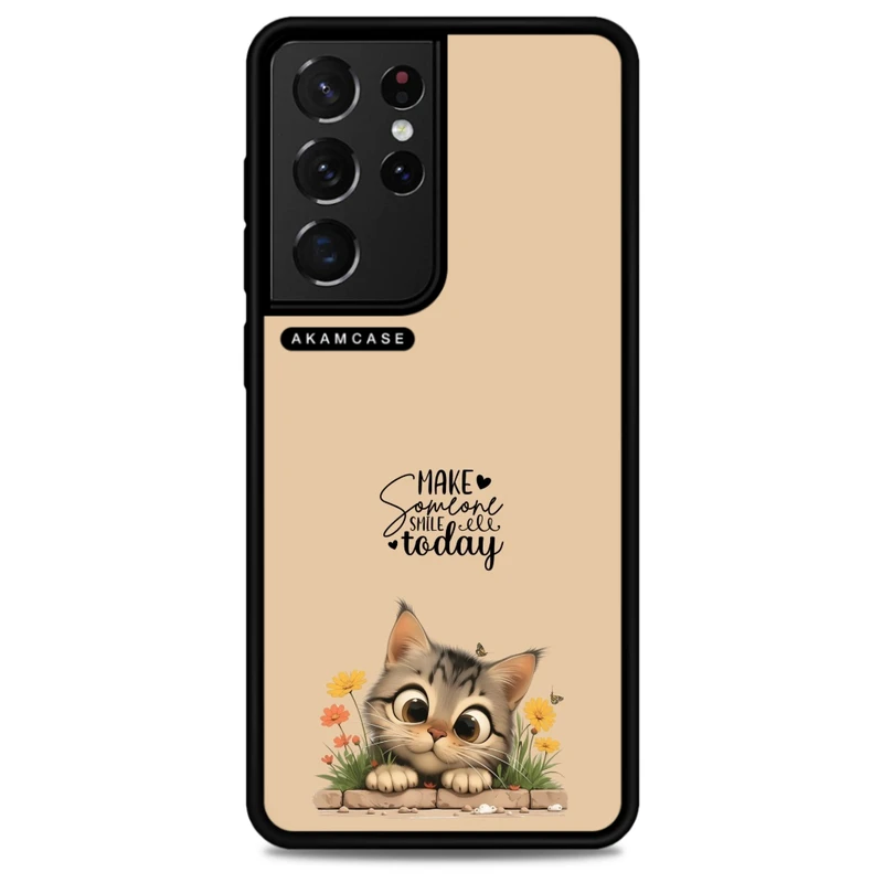 کاور آکام مدل AMC-WSGS21U-ANIMALS QOUTES-18 مناسب برای گوشی موبایل سامسونگ Galaxy S21 Ultra