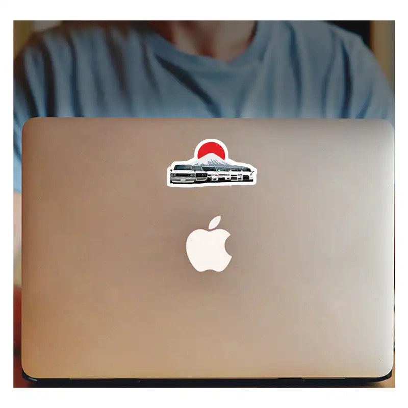 استیکر لپ تاپ طرح ماشین ژاپنی کد 1201