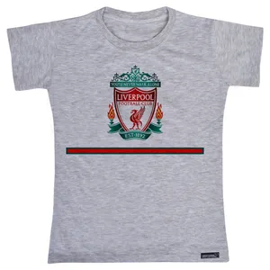 تی شرت آستین کوتاه دخترانه 27 مدل Liverpool کد MH817
