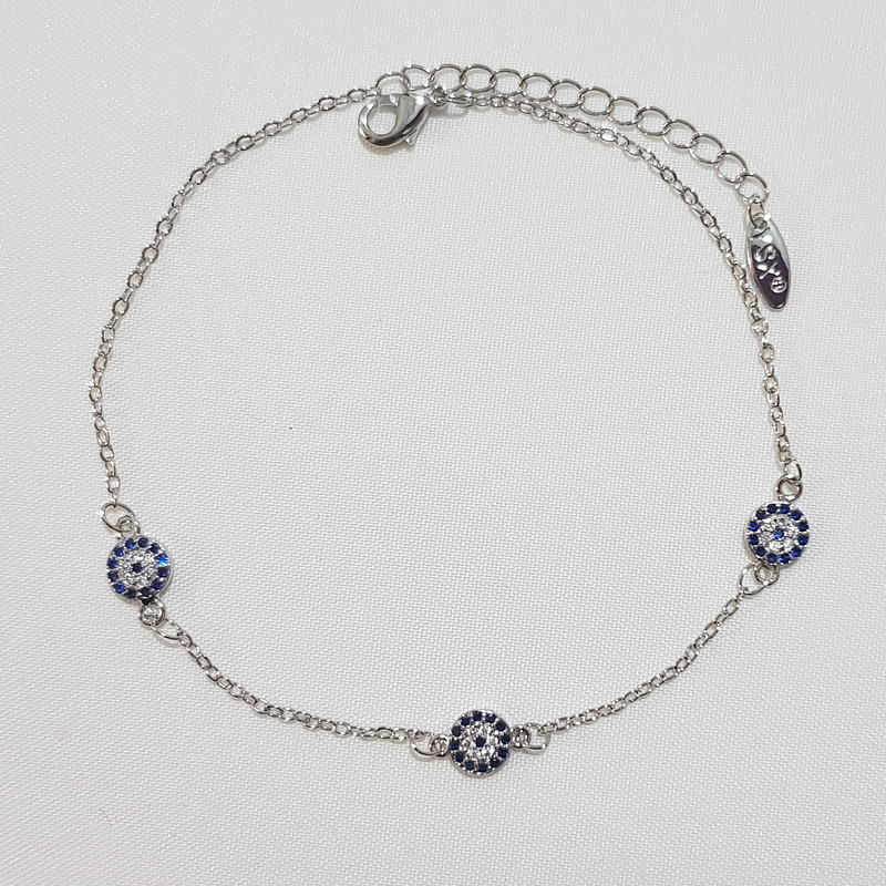 پابند زنانه وای اس ایکس مدل چشم نظر 3455 پابند زنانه وای اس ایکس مدل چشم نظر 3455