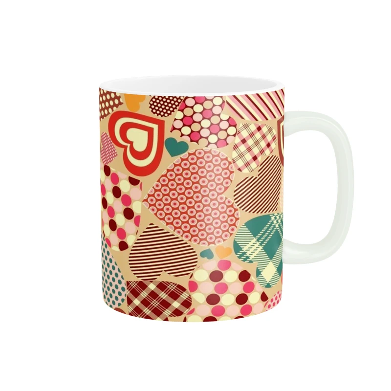 ماگ پاد آفرین مدل قلبی کد DKC1071