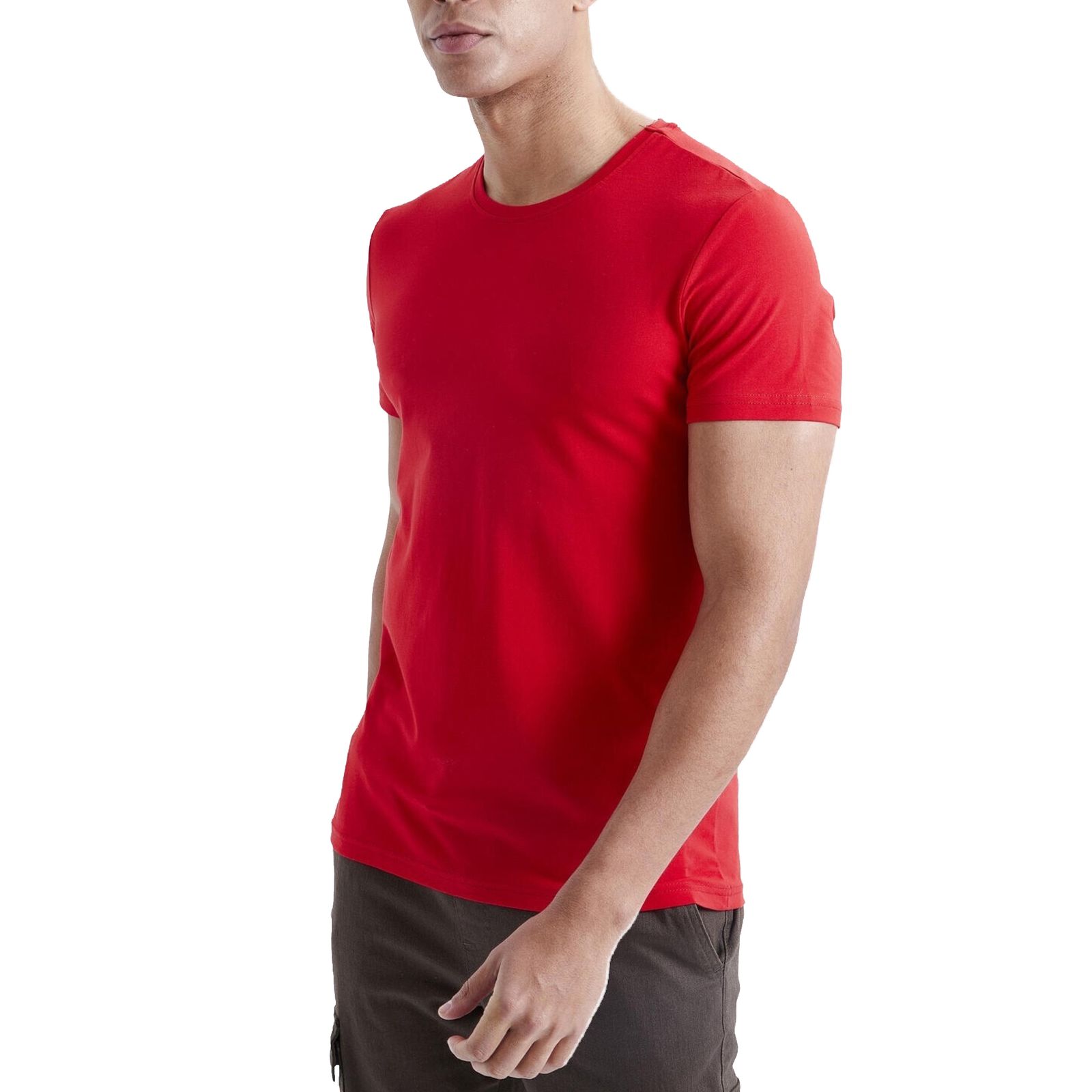 تی شرت آستین کوتاه مردانه نوزده نودیک مدل TS01 R -  - 5