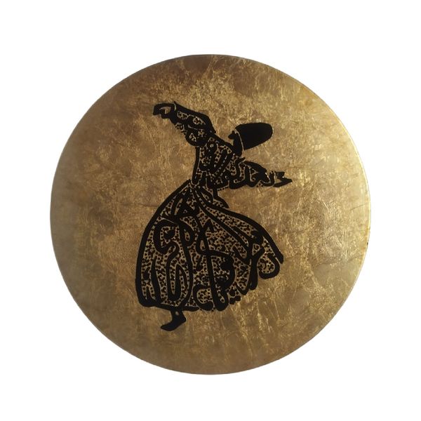 بشقاب دیوارکوب ویترای مدل رقص سماع کد gld400