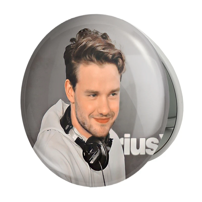 آینه جیبی خندالو طرح لیام پین گروه موسیقی وان دایرکشن One Direction مدل تاشو کد 18984 