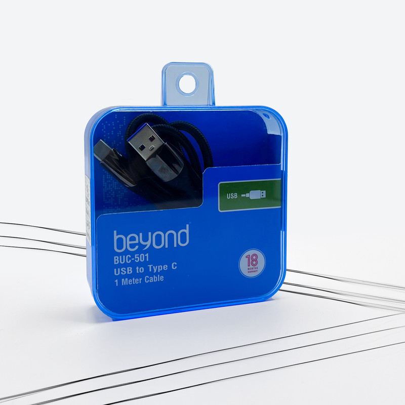  کابل تبدیل USB به USB-C بیاند مدل BUC-501KF FAST CHARGE طول 1 متر