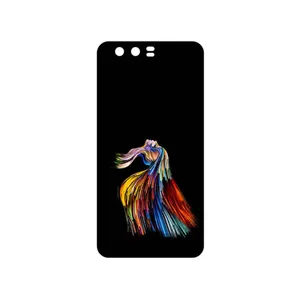 MAHOOT Rainbow Hair Digital Art Cover Sticker for Honor 9