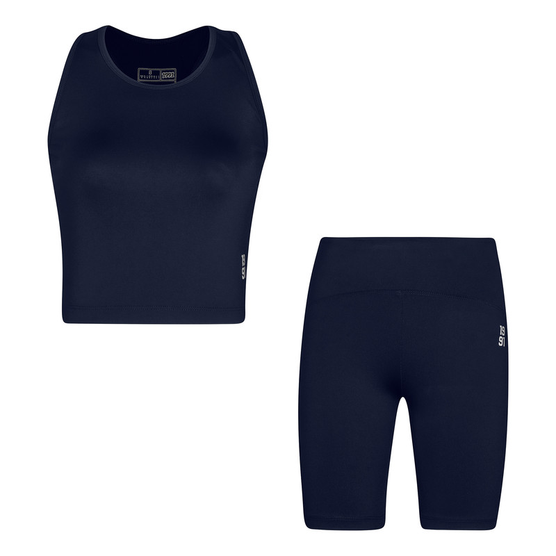 ست تاپ و شلوارک ورزشی زنانه نوزده نودیک مدل ST1925 NB