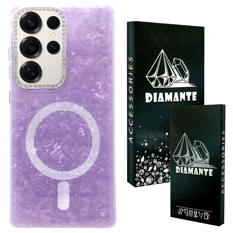 کاور دیامانته مدل Glitter Bk مناسب برای گوشی موبایل سامسونگ Galaxy S25 Ultra