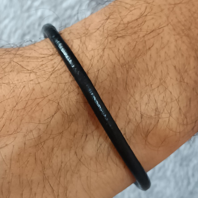 دستبند مردانه مدل چرمی رینگی دستبند مردانه مدل چرمی رینگی