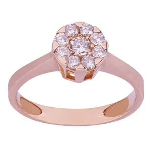 انگشتر طلا 18 عیار زنانه مدل FL 01097