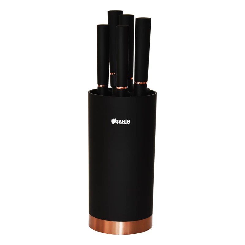 سرویس چاقو آشپزخانه 6 پارچه شاهین مدل 1037