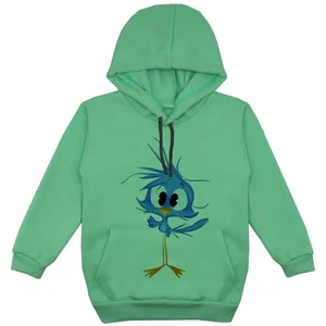 هودی دخترانه مدل جوجه F137 رنگ سبز