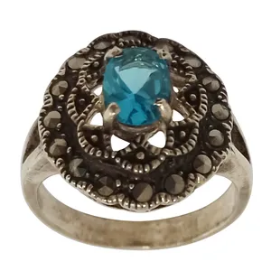 انگشتر نقره زنانه سلین کالا مدل توپاز ce-As060