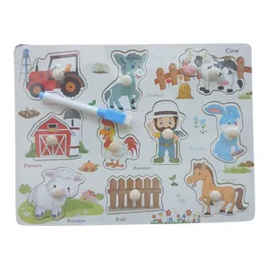 پازل آموزشی مدل وایبرد ماژیکدار طرح مزرعه