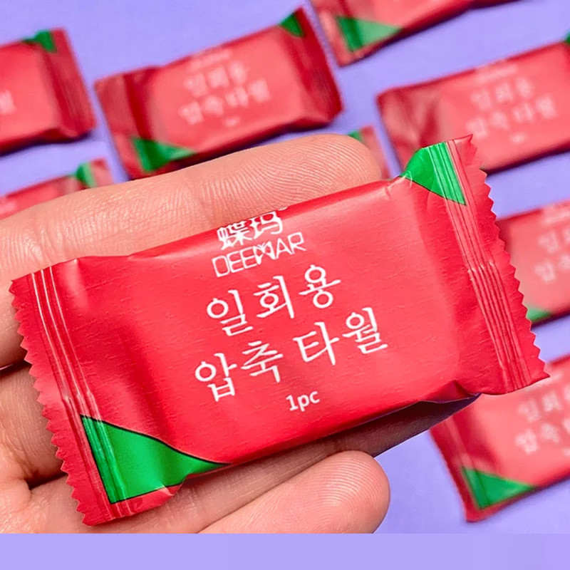 قرص دستمال مرطوب دیمار مدل جادویی بسته 20 عددی