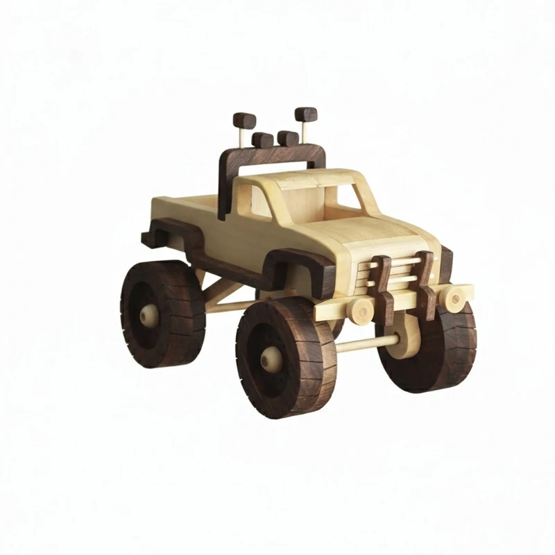 ماشین بازی چوبی مدل مانستر تراک C01