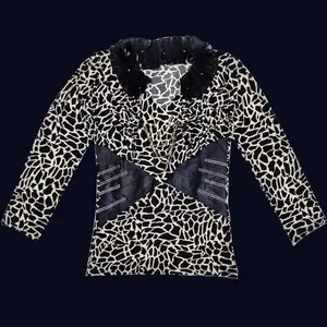 بلوز زنانه مدل پلنگی Z2002