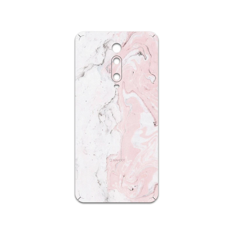 برچسب پوششی ماهوت مدل Blanco-Pink-Marble مناسب برای گوشی موبایل شیائومی Mi 9t