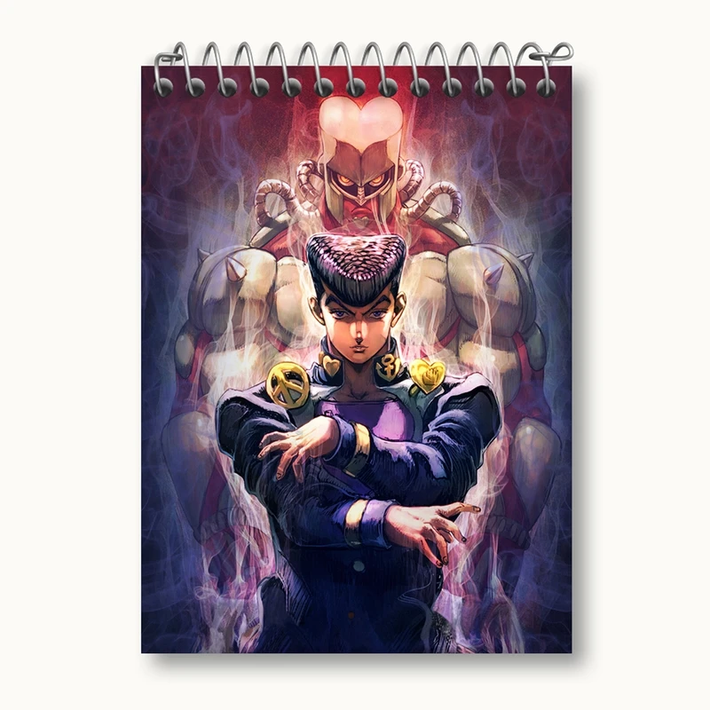 دفتر یادداشت 50 برگ خندالو مدل هیگاشکاتا جوسکه انیمه جوجو Jojo کد 11529
