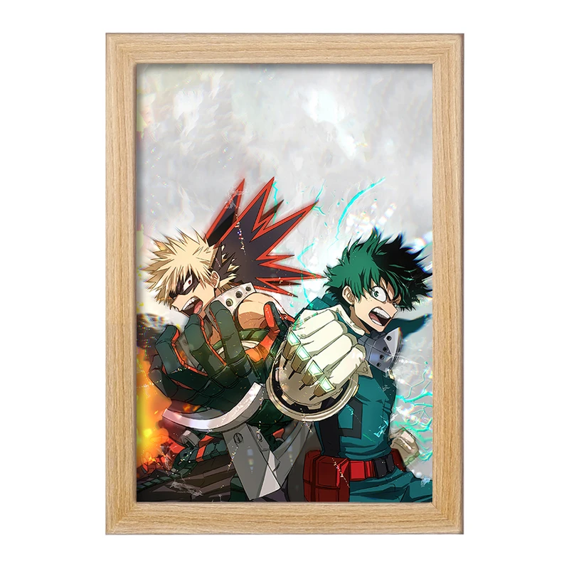 تابلو خندالو مدل میدوریا و باکوگو انیمه آکادمی قهرمان من  کد 16163