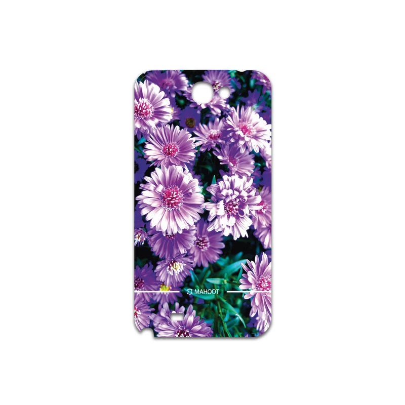 برچسب پوششی ماهوت مدل Purple-Flower مناسب برای گوشی موبایل سامسونگ Galaxy Note 2
