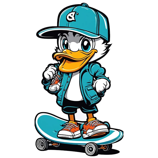 استیکر پارچه و لباس پاد آفرین طرح کارتونی کد 4078