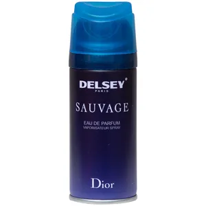 اسپری خوشبو کننده بدن مردانه دلسی مدل Sauvage Dior حجم 150 میلی لیتر