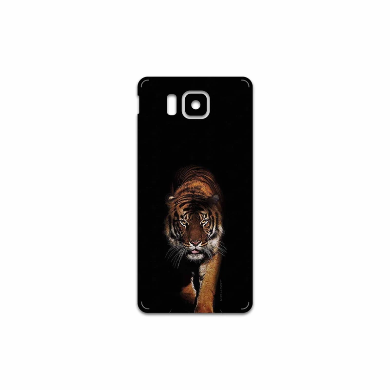 برچسب پوششی ماهوت مدل Wild Tiger مناسب برای گوشی موبایل سامسونگ Galaxy Alpha
