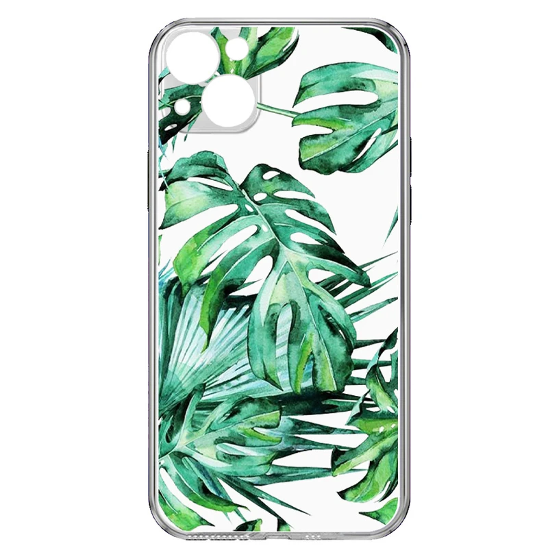 کاور طرح Monstera مناسب برای گوشی موبایل آیفون Apple 13 