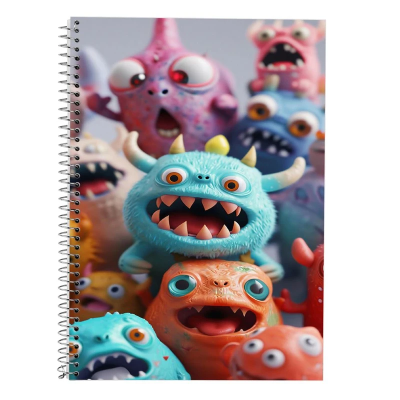 دفتر لغت 50 برگ مدوپد طرح هیولای فانتزی کد DF16752