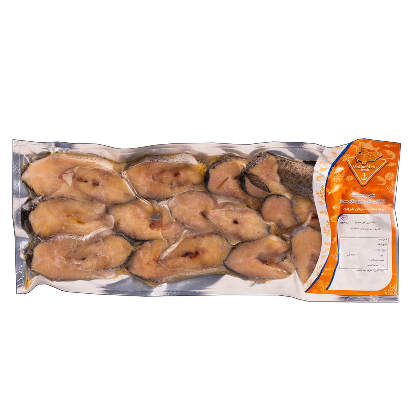 ماهی قزل آلا استیک ساده منجمد آنلاین ماهی - 750 گرم