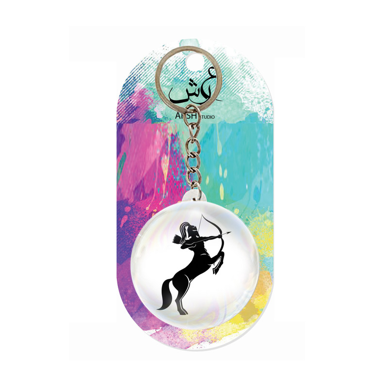 جاکلیدی عرش مدل سنبل ماه آذر اسب با سیمای انسان  کد Asj666