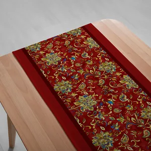 رانر زیگ زاگ طرح گل اسلیمی کد 0003