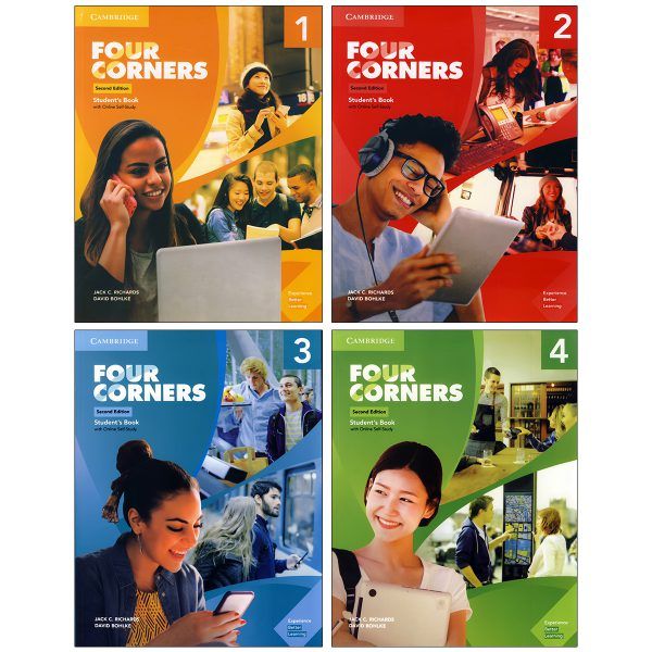 کتاب Four Corners اثر Jack C.Richard & David Bohlke انتشارات زبان مهر 4 جلدی