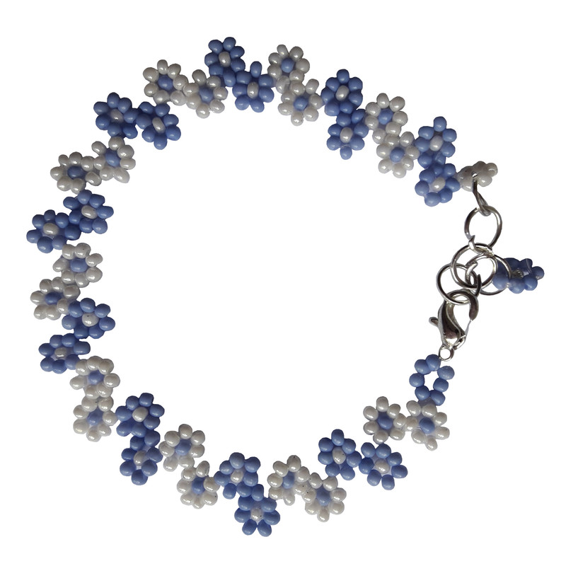 دستبند زنانه مدل بزن به تخته رنگ آبی دستبند زنانه مدل بزن به تخته رنگ آبی