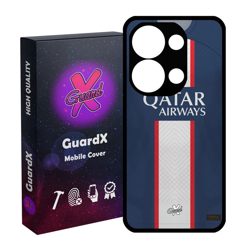 کاور گارد ایکس طرح PSG مدل Glass10521 مناسب برای گوشی موبایل شیائومی Poco X6 5G / Note 13 Pro 5G